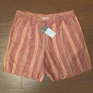 NWT J Jill Linen Shorts, Ladies Summer stripe Size 4